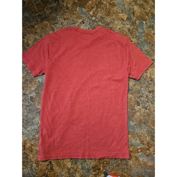 Wrangler Mens Tee Shirt Size Small Red  (A98) - Picture 6 of 6